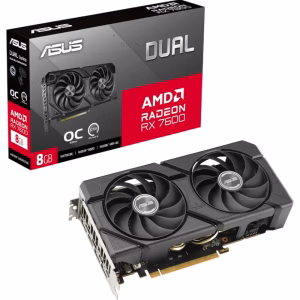 Tarjeta de Video - ASUS DUAL-RX7600-O8G-EVO - 8 GB GDDR6 (128 bit)